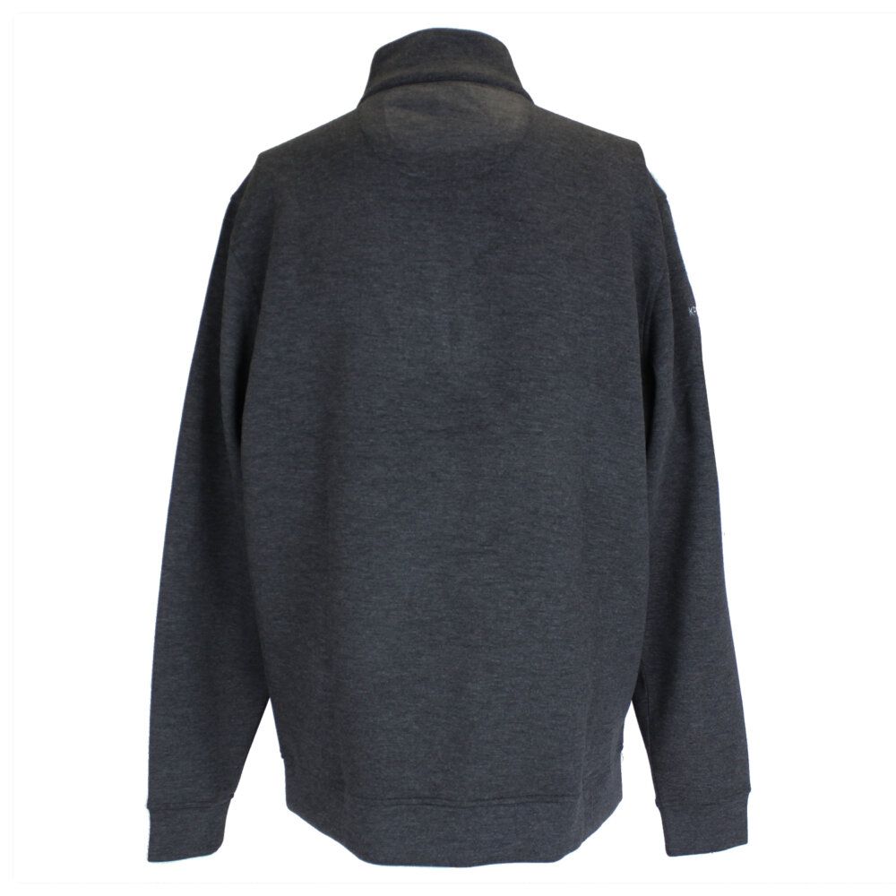 Men’s “The Spring” 1/4 Zip Jacket, Black Heather