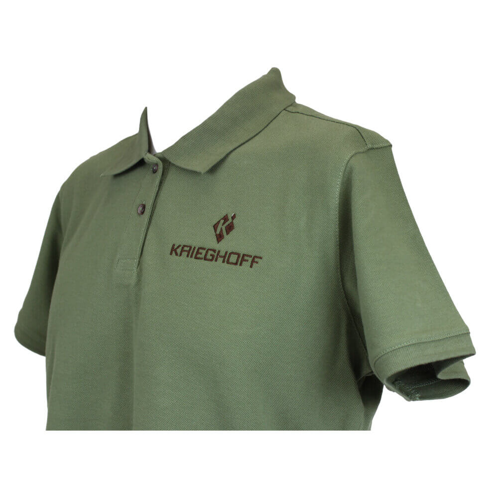 Ladies’ Cotton Polo Shirt, Green – 2XL Only