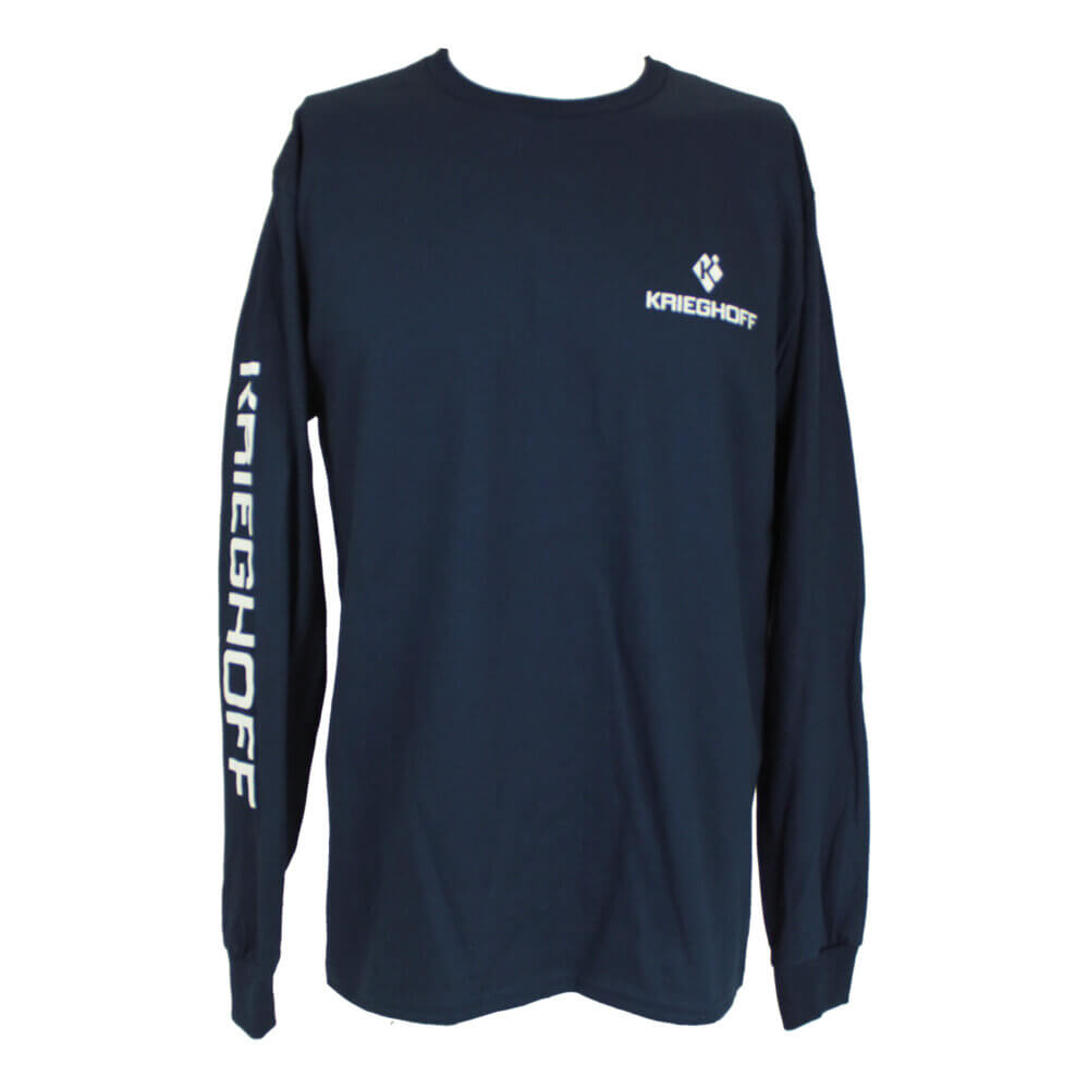 Krieghoff Long Sleeve T-Shirt, Navy Blue