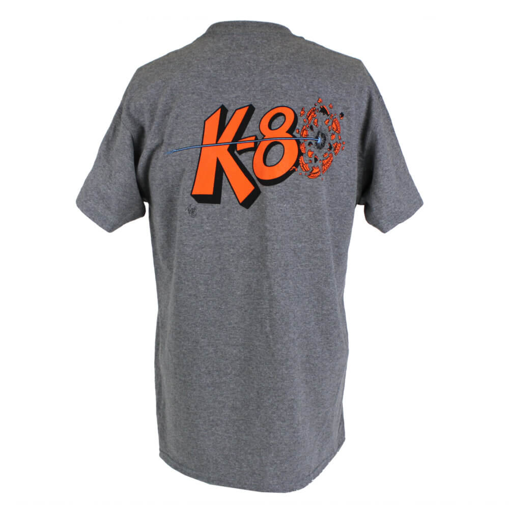 T-Shirt “K-80 Broken Target”, Grey